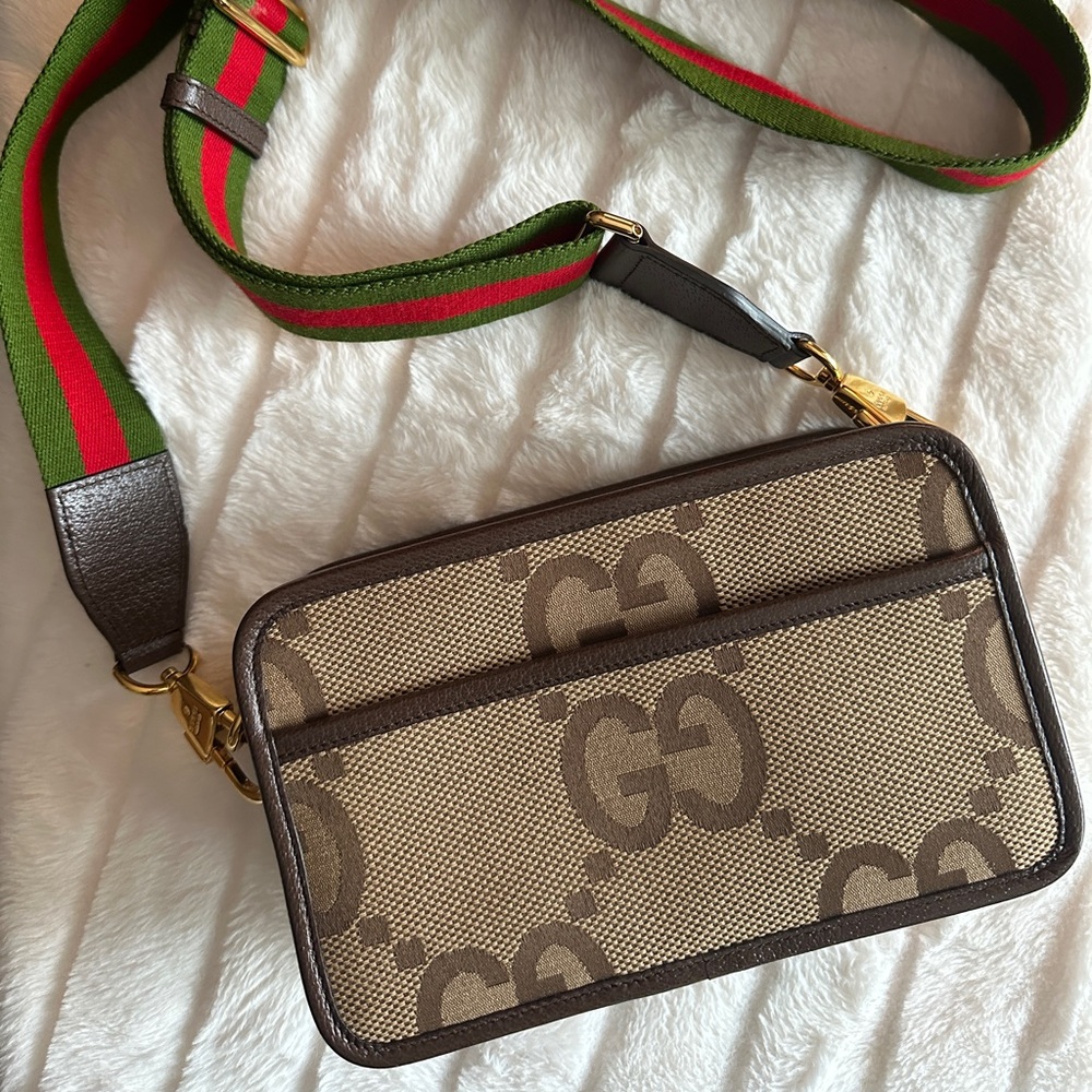 Gucci Jumbo GG Canvas Mini Bag
